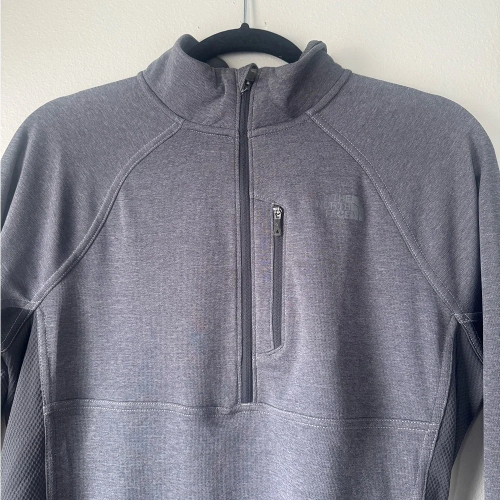 The North Face Gray Quarter-Zip Pullover